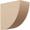 Ekena Millwork 5"W x 10"D x 10"H Classic Durham Rough Cedar Woodgrain TimberThane Corbel, Primed Tan CORUR05X10X10DURRCPR - alternate 1
